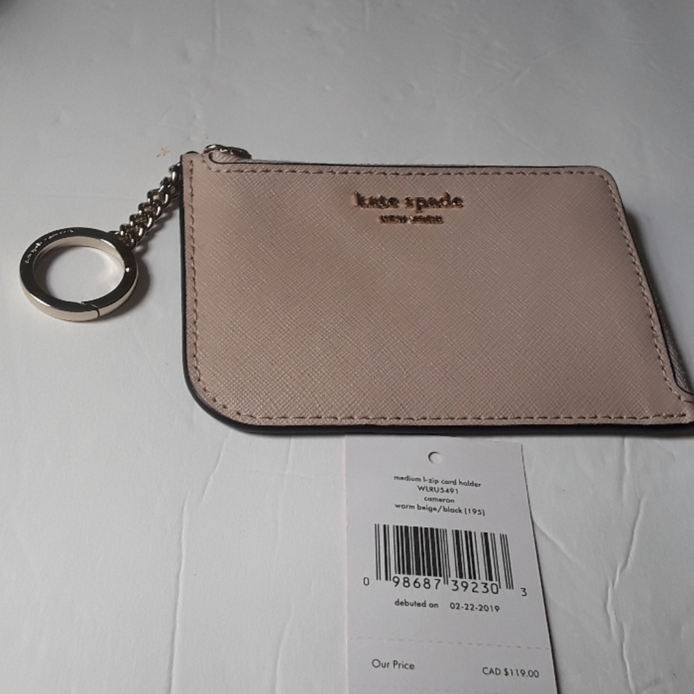 KATE SPADE CHANGE KEYS PURSE NEW CARDS